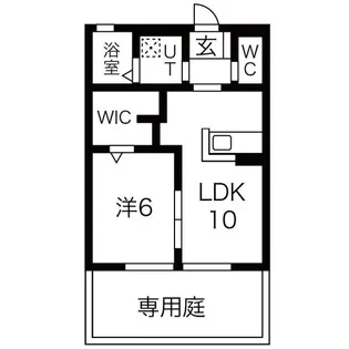 ロザージュ【1階】の間取り
