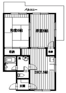 東京都練馬区羽沢3【マンション】の間取り