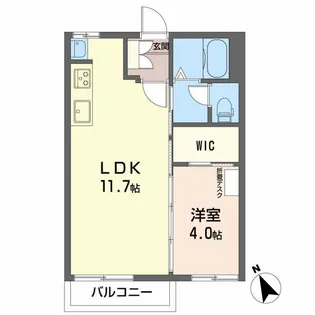 ゼクス碧南A【1階】の間取り