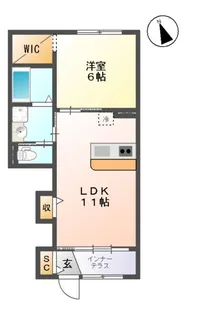 ルピナス【1階】の間取り
