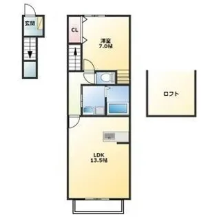 モデラート【2階】の間取り