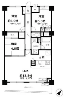 神奈川県横浜市磯子区洋光台1【マンション】の間取り