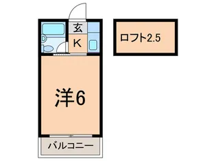 メゾンキャロット【1階】の間取り