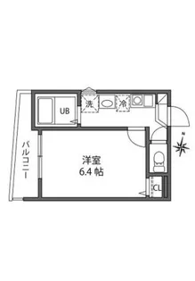 パル西日暮里【3階】の間取り