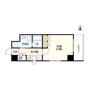 恵比寿三田レジデンス【3階】の間取り