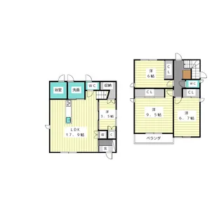 愛知県名古屋市名東区勢子坊4【一戸建】の間取り