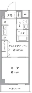 エステムプラザ凌雲閣【4階】の間取り