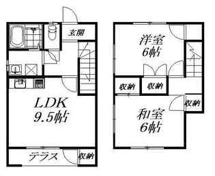 静岡県浜松市中央区向宿3【一戸建】の間取り