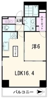 アイムズ芝大門【6階】の間取り