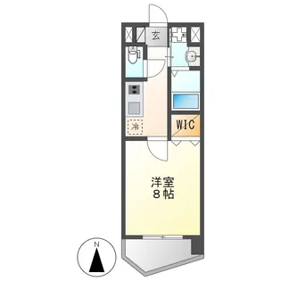 THE BAY FLAT【9階】の間取り