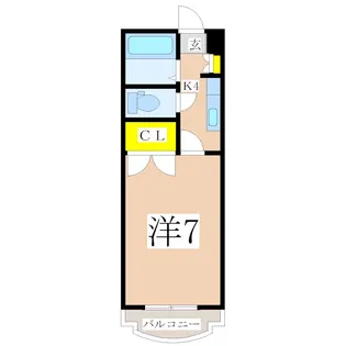 鹿児島県鹿児島市武1【マンション】の間取り
