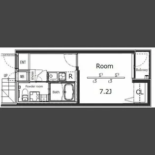 オットーデザインマンション【4階】の間取り