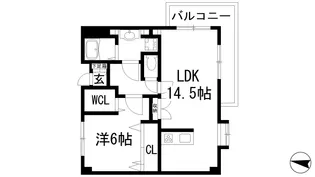 シャトー日光園【3階】の間取り
