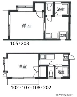 センティア弐番館【2階】の間取り