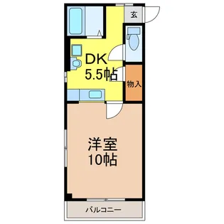 アバンティ【2階】の間取り