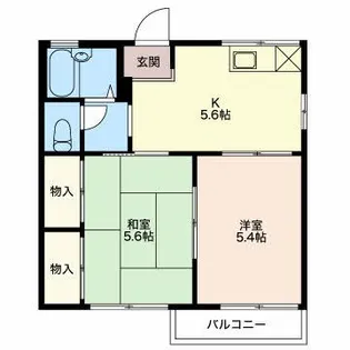 コーポ神戸【2階】の間取り