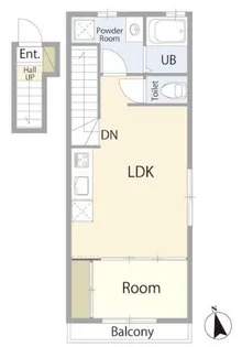 Rako Grace 馬込【1階】の間取り