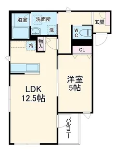 エルフォII【3階】の間取り