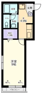 フラッツ東五軒町【2階】の間取り