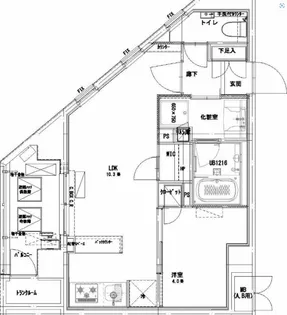 CLASSY COURT KITAOTUKA【6階】の間取り