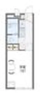 レオパレス東本町【1階】の間取り