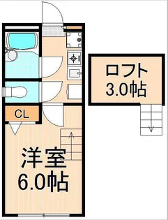 コーポ山本 II【2階】の間取り