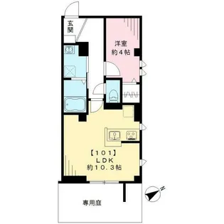 東京都足立区関原3【マンション】の間取り