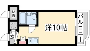 藤和シティコープ新大阪【8階】の間取り