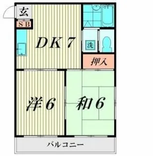 第7光マンション【1階】の間取り