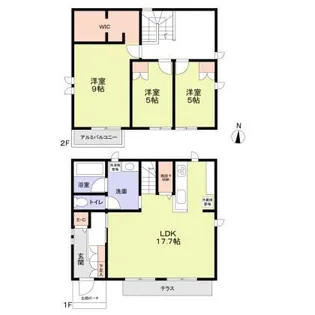 東京都小金井市東町3【一戸建】の間取り