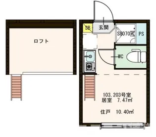 メゾン品川【2階】の間取り