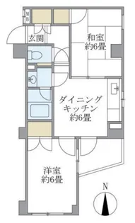 サンコート荻窪【1階】の間取り