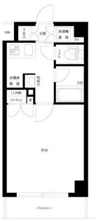 ルーブル高田馬場参番館【6階】の間取り