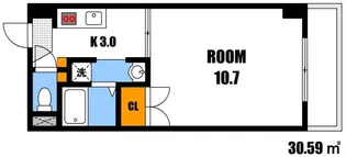 トレゾール東原【4階】の間取り