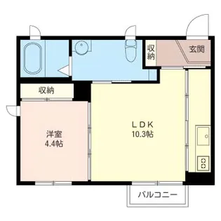 エクレール【2階】の間取り