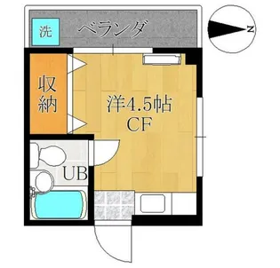 和幸マンション【3階】の間取り