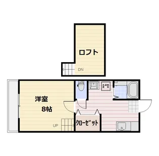シエロ赤間【2階】の間取り