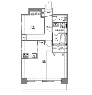 神奈川県横浜市西区戸部本町【マンション】の間取り