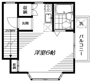 スカイハウス【2階】の間取り