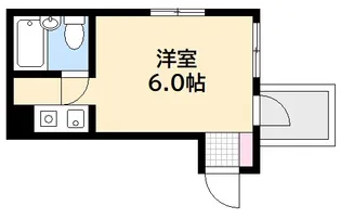 ベル天満【5階】の間取り