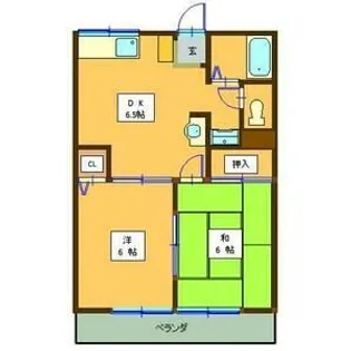 エスポワール【2階】の間取り