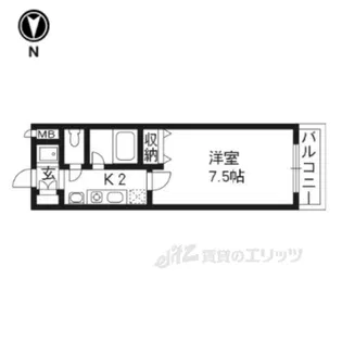 ヒルサイドテラス【1階】の間取り