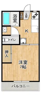 ダイカツマンション【2階】の間取り