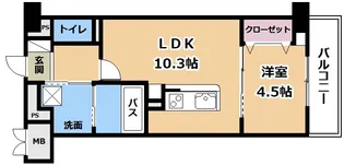 Fresco Limone【3階】の間取り