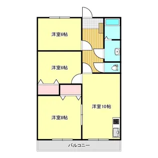 ハイムリベラル【2階】の間取り