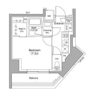 ザ・パークハビオ赤羽【8階】の間取り