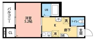 MELDIA新百合ヶ丘【3階】の間取り
