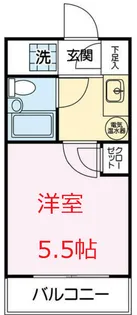 東京都大田区北千束2【マンション】の間取り