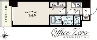 S-RESIDENCE岡崎公園aureate【8階】の間取り