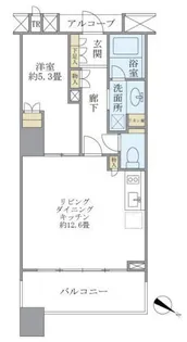 Brillia Mare 有明 TOWER&GARDEN【29階】の間取り